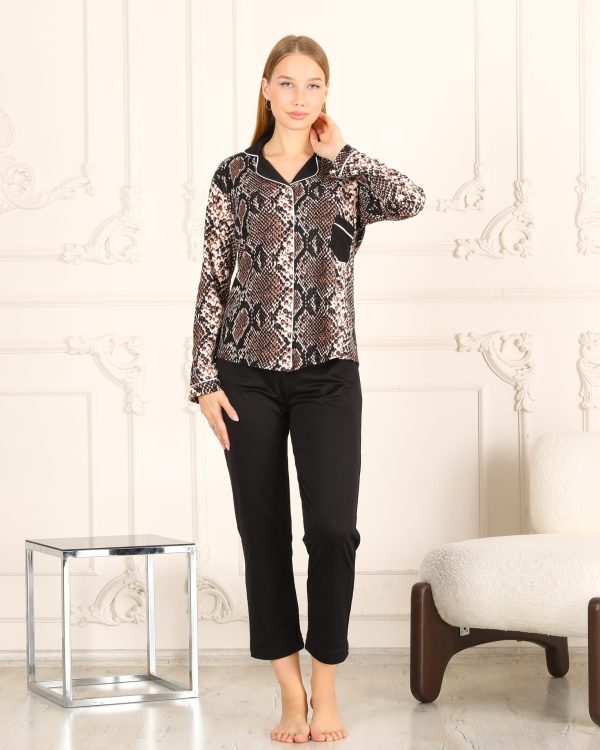 Leopar Desen Pijama Takımı - Görsel 3