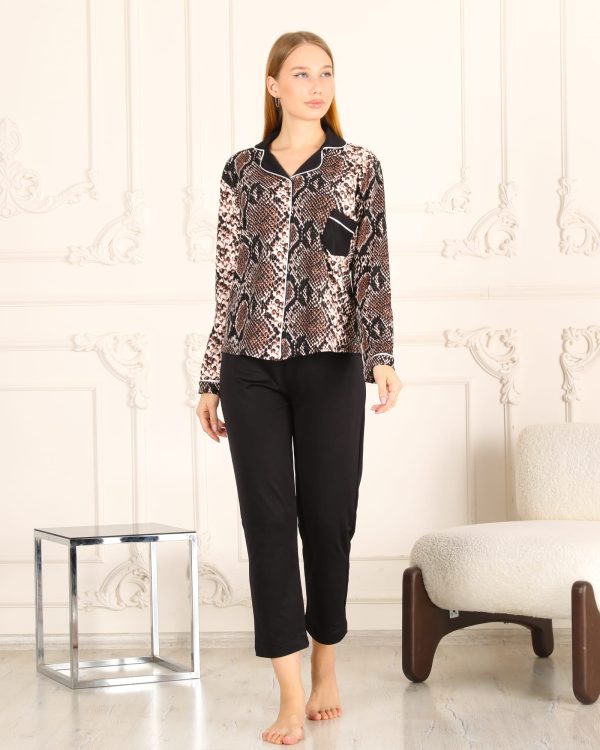 Leopar Desen Pijama Takımı - Görsel 2
